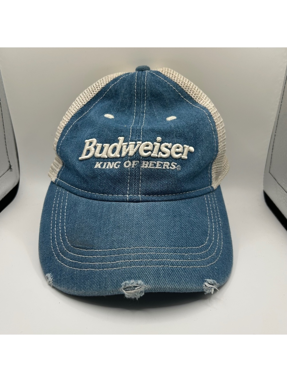 Budweiser King of Beers denim mesh cap